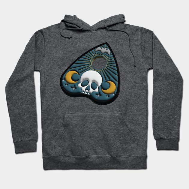 Spectral Gateway - Teal Planchette Hoodie by AndArson Studio